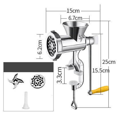 Versatile Meat Grinder with Sausage Filler – for Grinding, Mixing & Filling – Ideal for Homemade Sausages & More 🥩