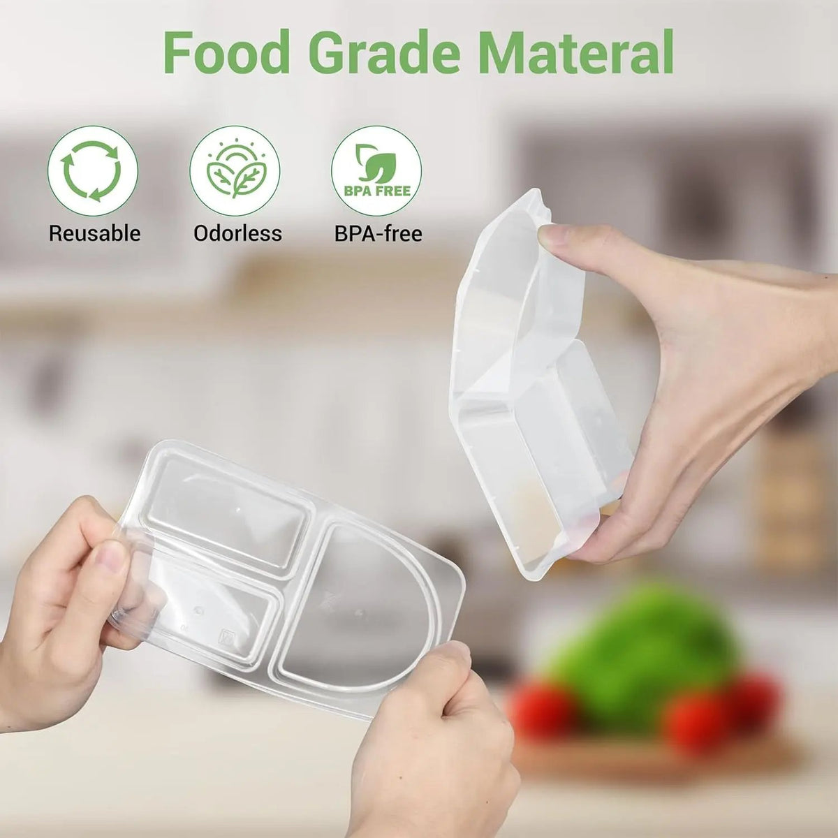 40 sets Reusable Snack Containers