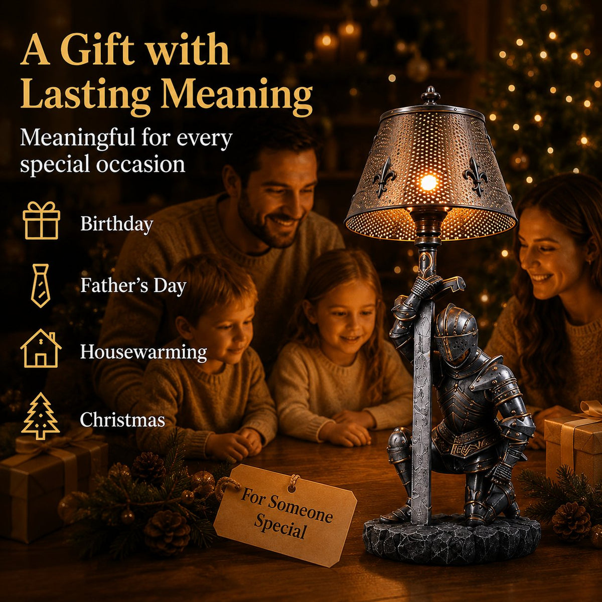 ⚔️ The Honorbound Medieval Knight Lamp - A Timeless Guardian of Courage, Loyalty & Honor.🏅