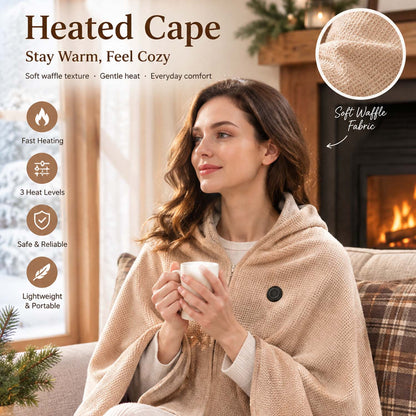 ❄️ Heated Wearable Blanket – Stay Warm at Your Desk Without Bulky Layers