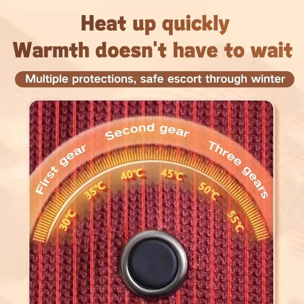 ❄️ Heated Wearable Blanket – Stay Warm at Your Desk Without Bulky Layers