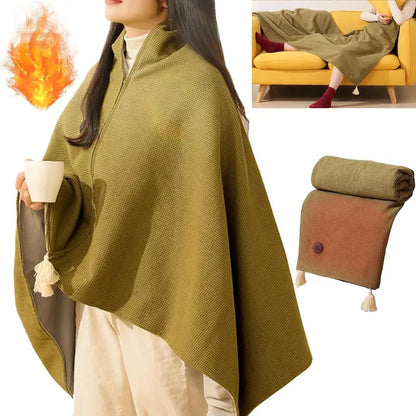 ❄️ Heated Wearable Blanket – Stay Warm at Your Desk Without Bulky Layers