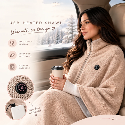 ❄️ Heated Wearable Blanket – Stay Warm at Your Desk Without Bulky Layers
