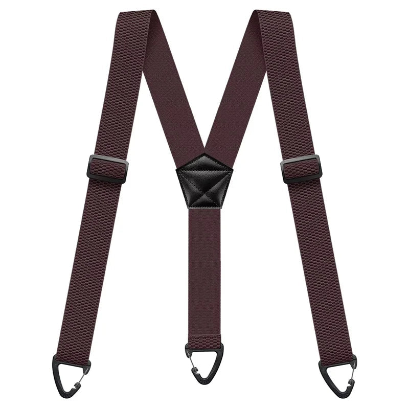 Men's X-Back Suspenders with Hook Clips