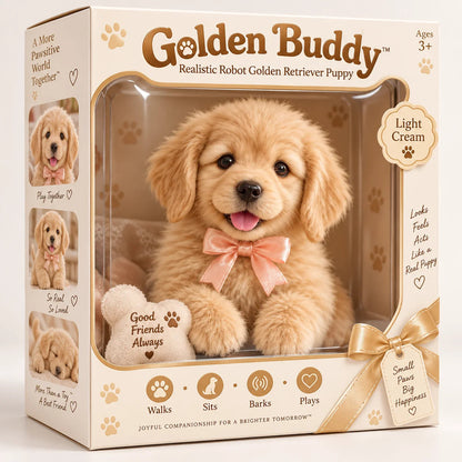 Realistic Robot Golden Retriever Puppy