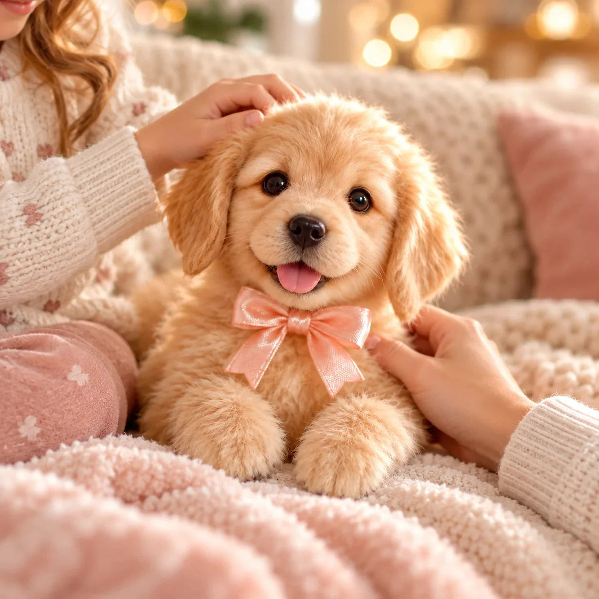 Realistic Robot Golden Retriever Puppy