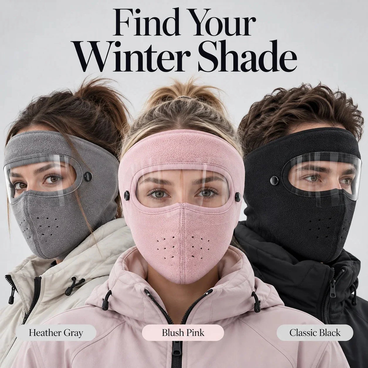 ❄️ Winter Thermal Balaclava with Removable Shield