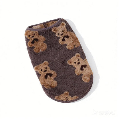 ⏳Time-Limited Special⏰ Plush Pet Vest – Warm, Cozy & Easy to Wear🐻