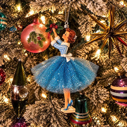 🔥 49% OFF - Vintage Christmas Lady Ornaments – 1950s-Inspired Holiday Charm 🎄