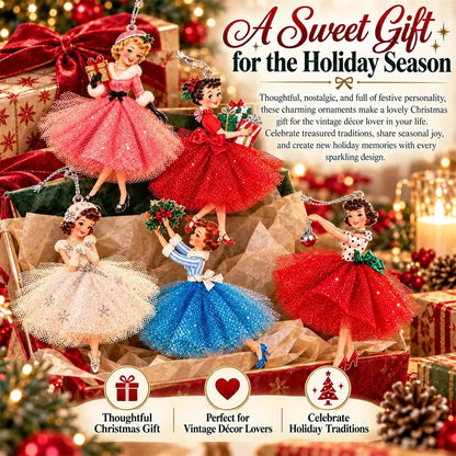 🔥 49% OFF - Vintage Christmas Lady Ornaments – 1950s-Inspired Holiday Charm 🎄