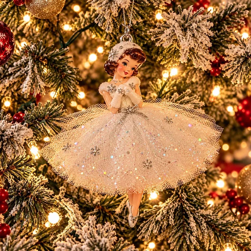 🔥 49% OFF - Vintage Christmas Lady Ornaments – 1950s-Inspired Holiday Charm 🎄