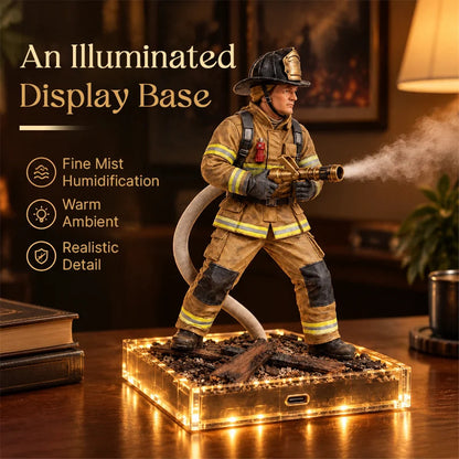 🚒 Light-Up Firefighter Rescue Humidifier🎁A Unique Gift for Everyday Heroes!
