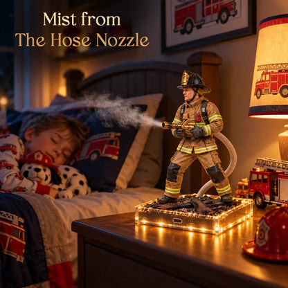 🚒 Light-Up Firefighter Rescue Humidifier🎁A Unique Gift for Everyday Heroes!