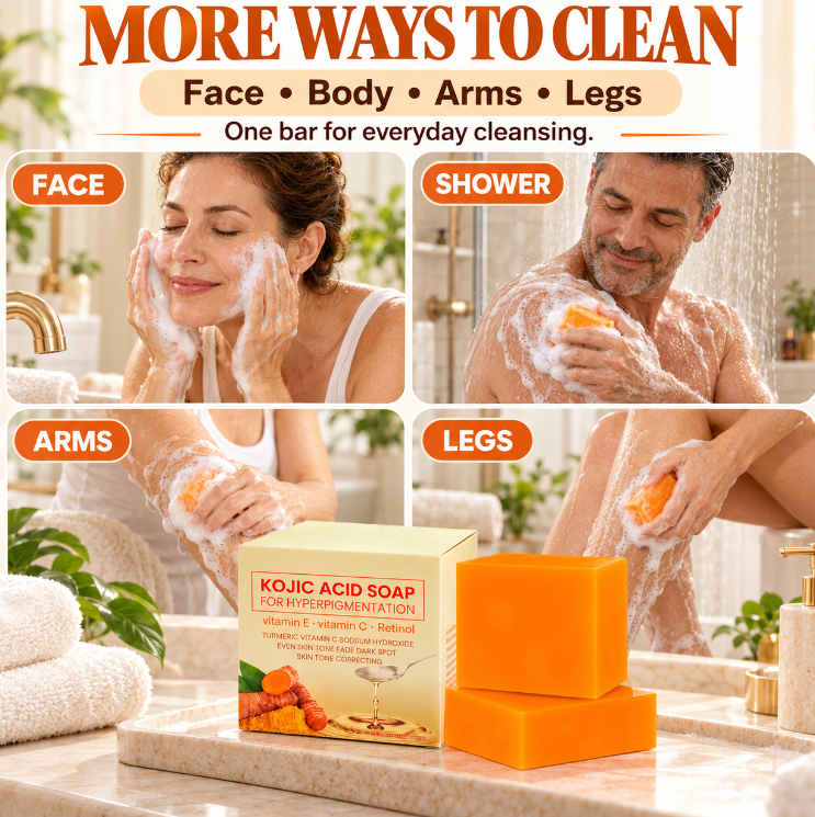 🧡 Kojic Acid Brightening Soap