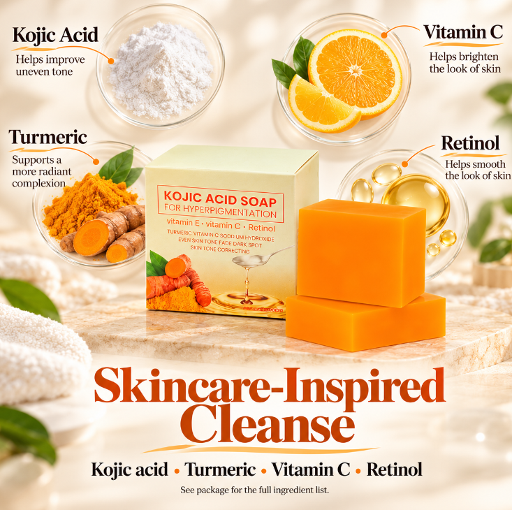 🔥 49% OFF 🧡 Kojic Acid Brightening Soap