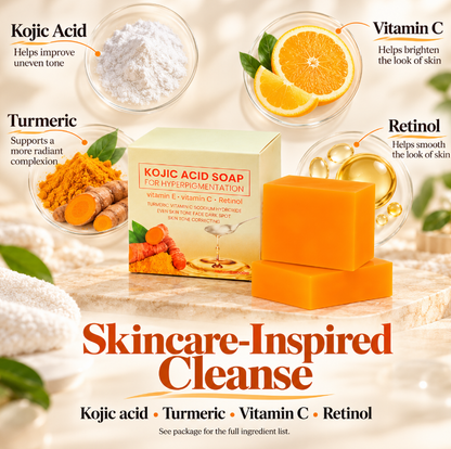 🧡 Kojic Acid Brightening Soap