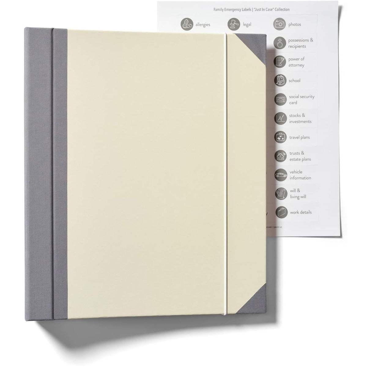 Life Binder for Important Documents