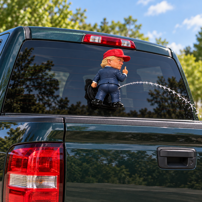 🚗💦 Funny Car Sprayer Ornament – Hilarious Rear Window Prank Decoration 😂