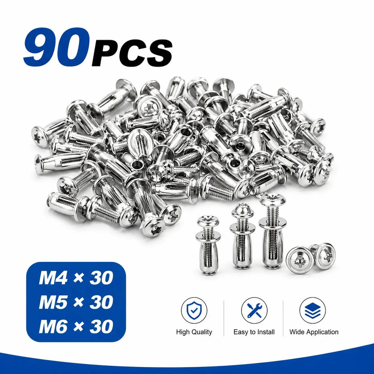 🔥 HOT SALE 🔥🔥🎁🔩  Button Rivet Locking Nuts Set