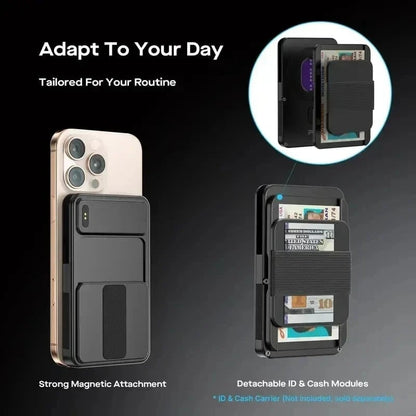 💯🏆 ✨ Smart Minimalist Wallet 2.0 – Slim Metal Card Holder with Built-In Tracker, RFID Blocking & MagSafe Compatibility🧲
