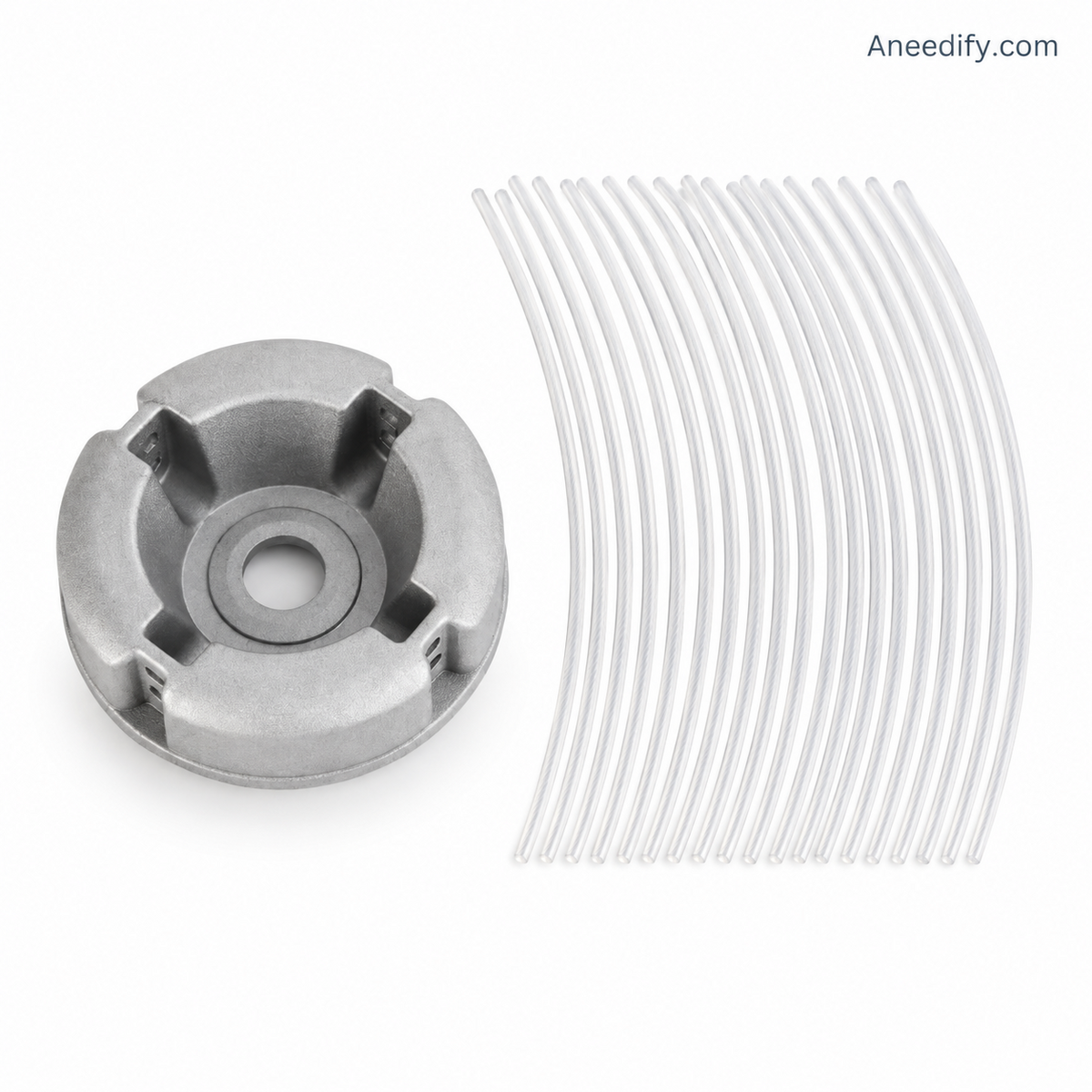 🌿 Universal Aluminum Grass Trimmer Head | Heavy-Duty Brush Cutter Replacement