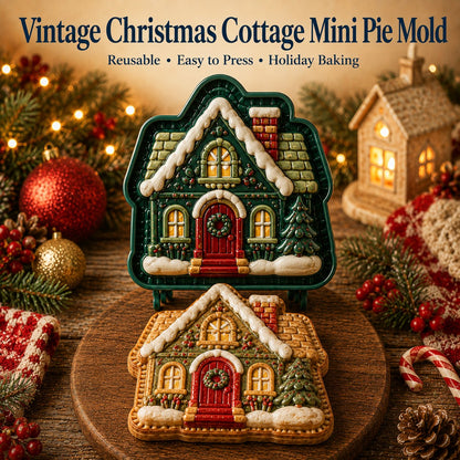 ⏳ 49% OFF – 🎄 9-Piece Mini Christmas Cake Mold Set | Reusable, embossed molds for creating detailed Santa, snowman, reindeer, Christmas tree, and holiday cakes 🥧✨