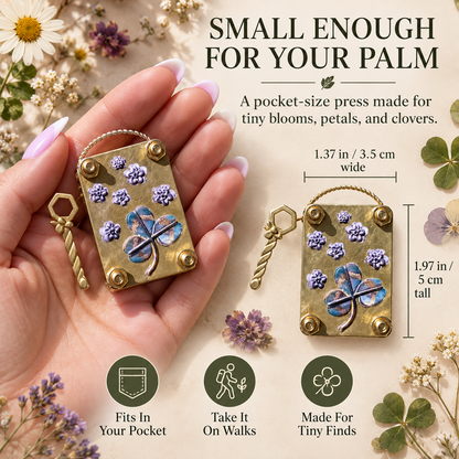 🌼 Mini Flower Press Keepsake for Tiny Blooms & Petals