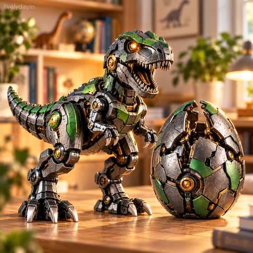 🦖🔥 Mechanical T-Rex Egg – From Mysterious Egg to Mighty Robotic Dinosaur! 🥚