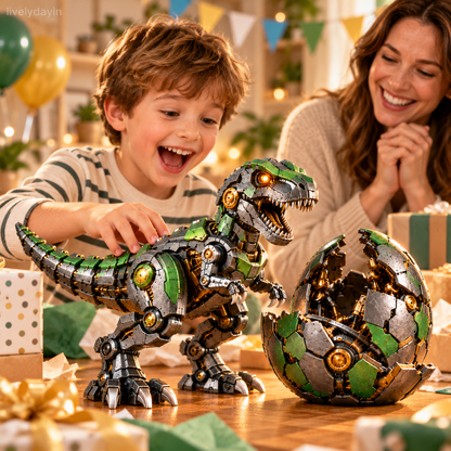 🦖🔥 Mechanical T-Rex Egg – From Mysterious Egg to Mighty Robotic Dinosaur! 🥚