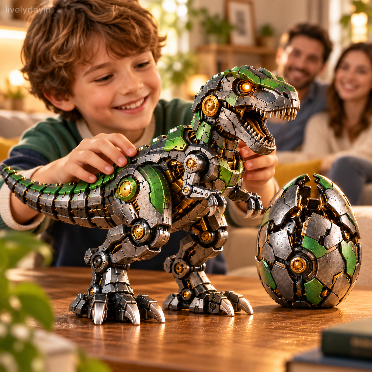 🦖🔥 Mechanical T-Rex Egg – From Mysterious Egg to Mighty Robotic Dinosaur! 🥚