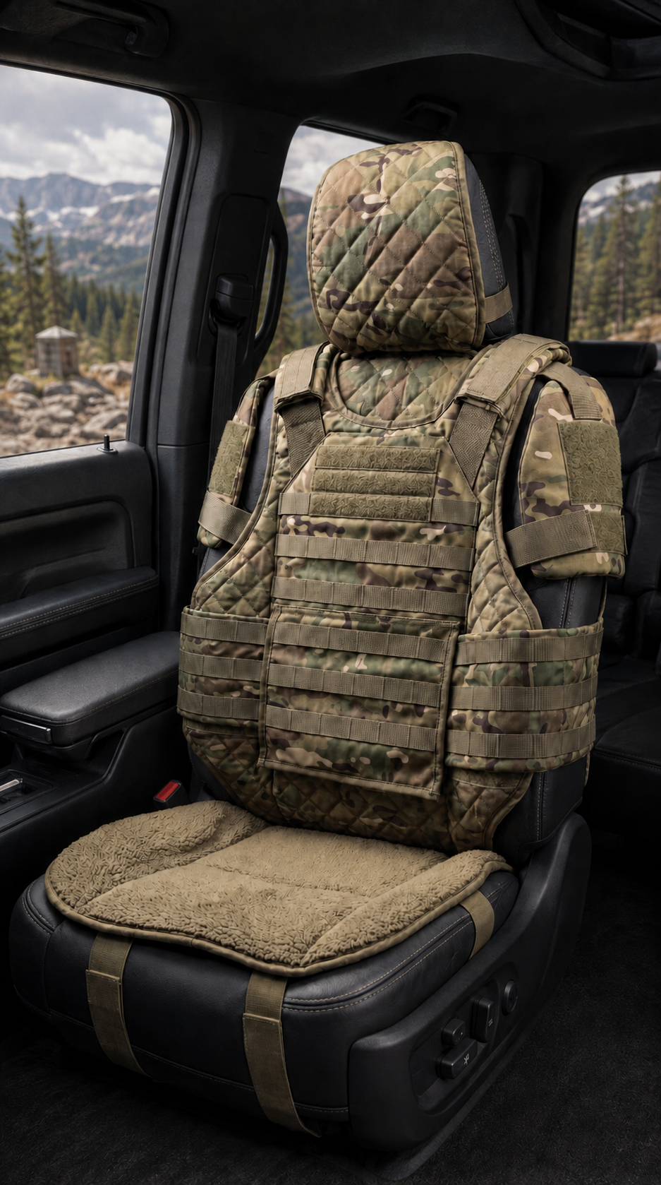 🔥 Limited-Time 49% OFF | 🚙Rugged Truck Seat Cover – Tactical Storage, Seat Protection & All‑Day Comfort