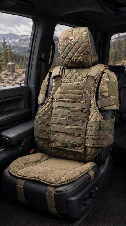 🔥 Limited-Time 49% OFF | 🚙Rugged Truck Seat Cover – Tactical Storage, Seat Protection & All‑Day Comfort