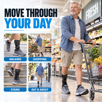 🦶 AFO Foot Drop Brace✨ Adjustable & Breathable Support