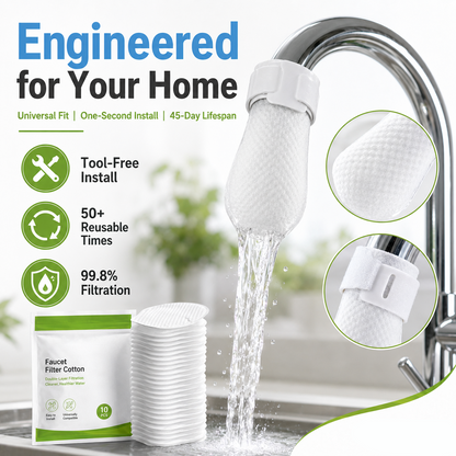 Anti-Splash Kitchen Faucet Filter for Sediment & Rust Removal