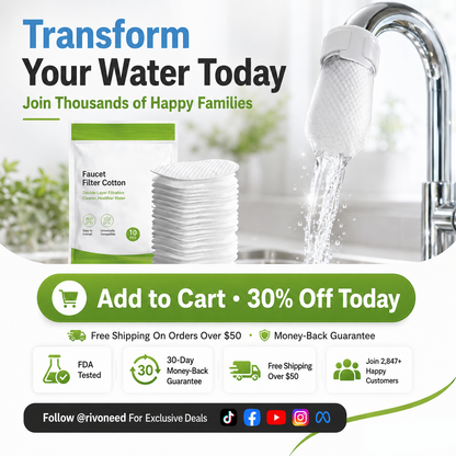 Anti-Splash Kitchen Faucet Filter for Sediment & Rust Removal