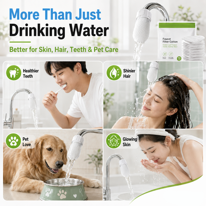 Anti-Splash Kitchen Faucet Filter for Sediment & Rust Removal