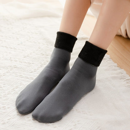 🧦7 Pairs Women's Heavyweight Fuzzy Fast Heating Keep Warm Calf High Mid-Calf Socks