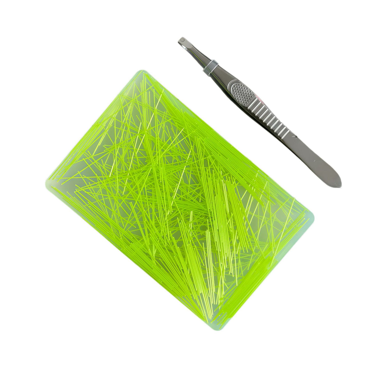 🏆 Last Day Special Price $19.99! 🔥Buy 2 Get 1 Free🎁Rectangular Skin Picking Fidget Toy with Tweezers