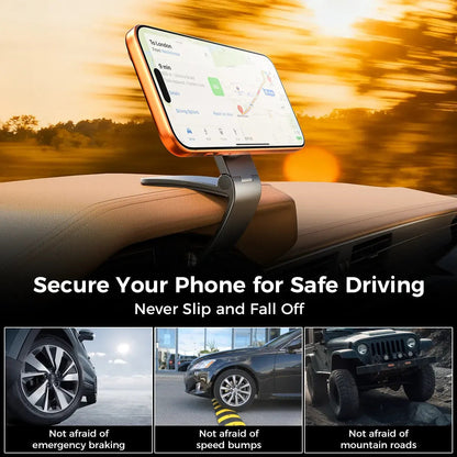 🧲Magnetic Car Phone Mount 📱Dashboard Clip Holder for Magnetic Smartphones