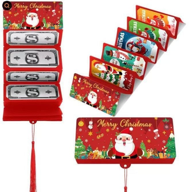 💵✨ Christmas Cash Surprise Envelope – Festive Money Gift Holder