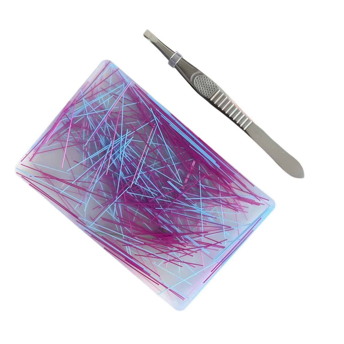 🏆 Last Day Special Price $19.99! 🔥Buy 2 Get 1 Free🎁Rectangular Skin Picking Fidget Toy with Tweezers