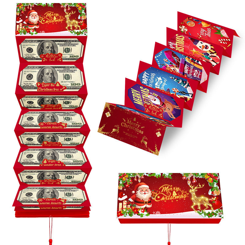 💵✨ Christmas Cash Surprise Envelope – Festive Money Gift Holder