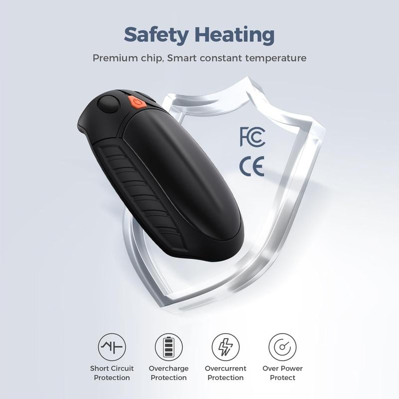 AI Hand Warmers Rechargeable 2 Pack，AI Temperature Control Pocket Size