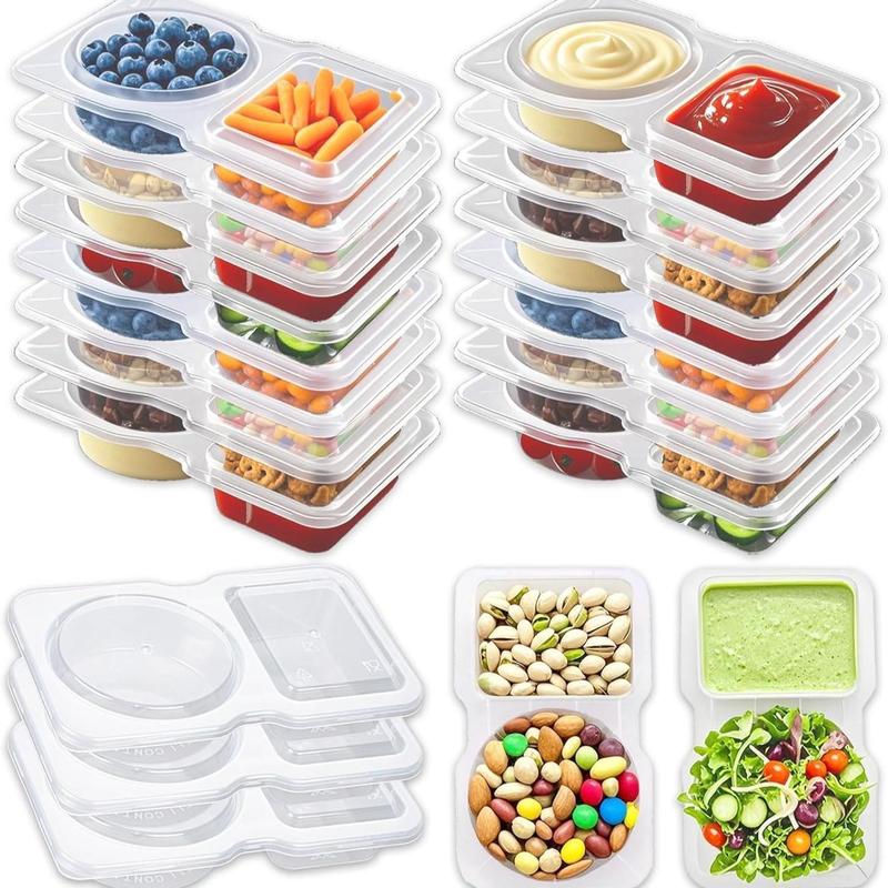 🍱20 Pack Reusable Snack Containers