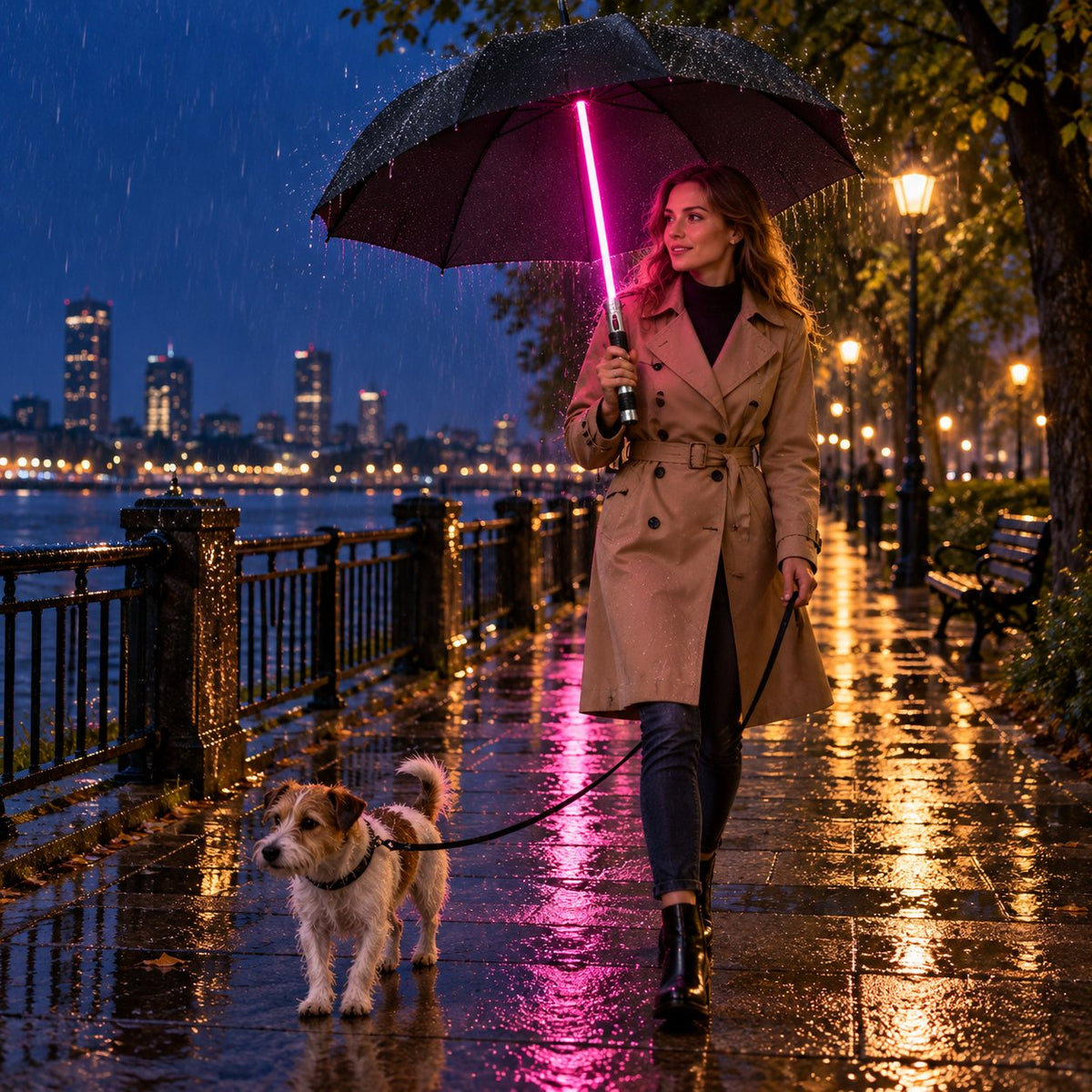 ☔ Light-up Lightsaber Umbrella