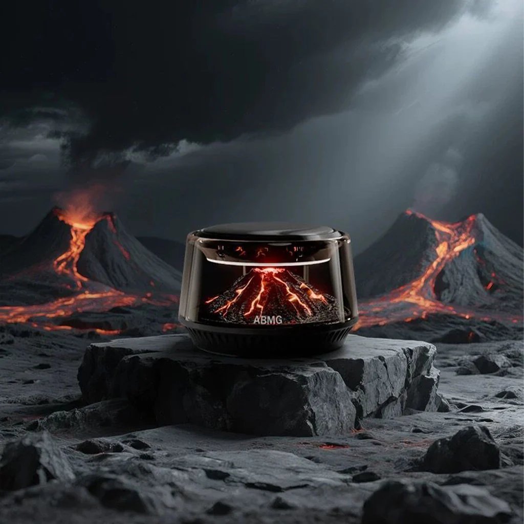 Volcano & Glacier Car Air Freshener