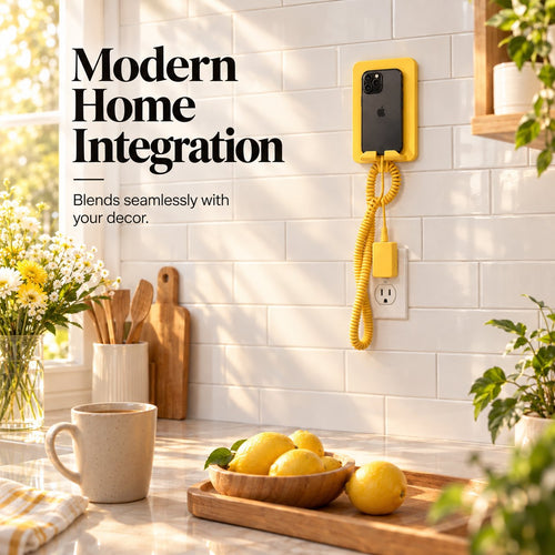 💯Wall-Mounted Charging Dock (with coiled charging cable)