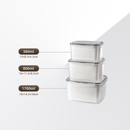 Food Storage Containers for Refrigerator Organization(3-6 PCS)