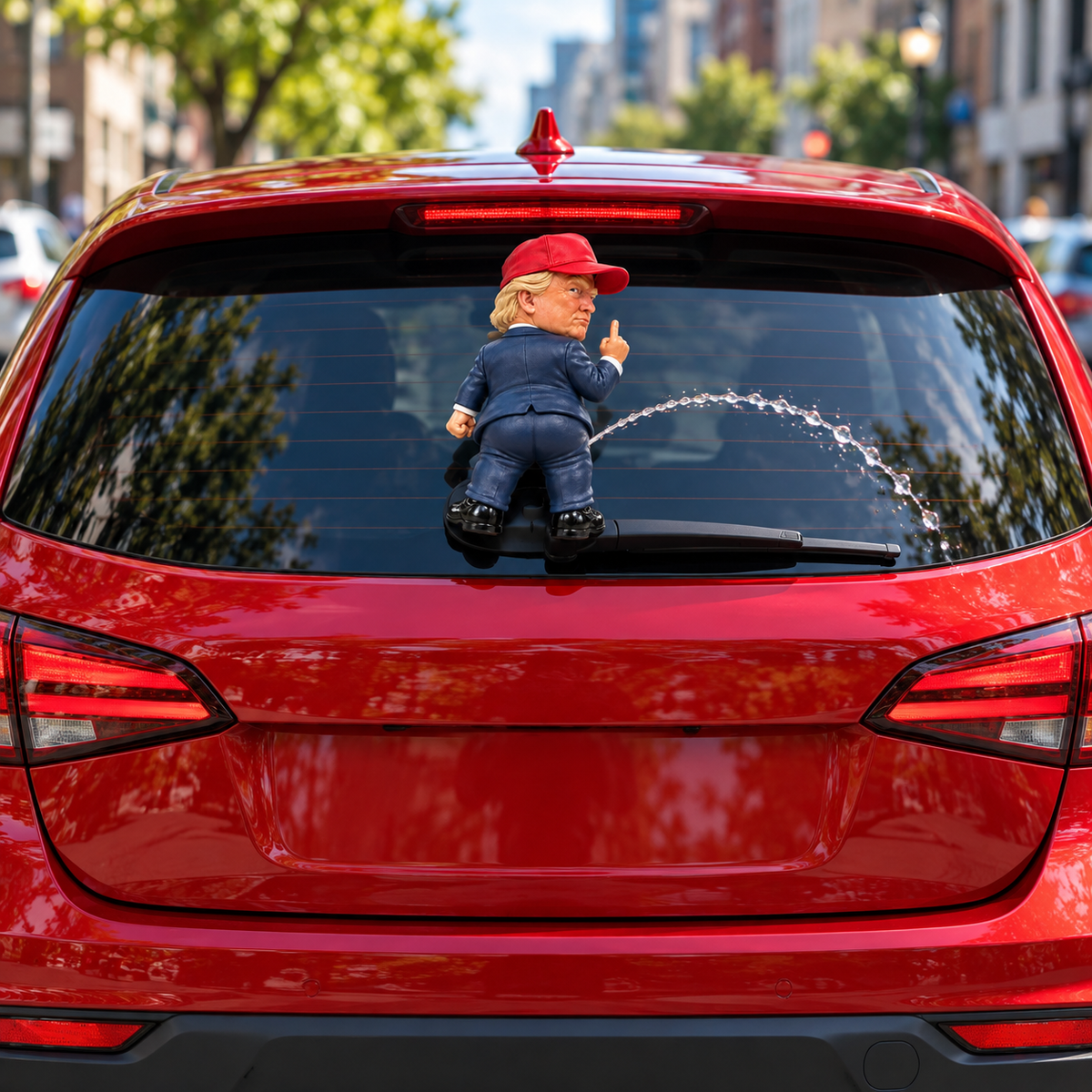 🚗💦 Funny Car Sprayer Ornament – Hilarious Rear Window Prank Decoration 😂