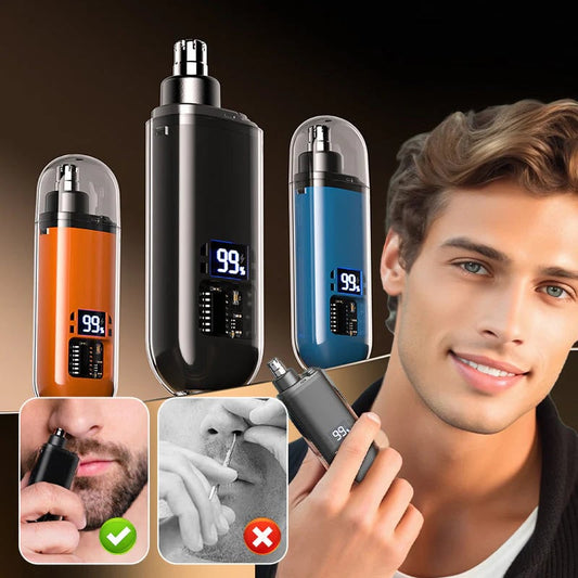 👃 Smart Electric Nose Hair Trimmer |  Painless Grooming & Waterproof Design | Perfect Personal Care Gift 🎄✨